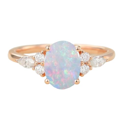 10K 14K 18K Real Gold Natural Gemstone Engagement Ring for Women,S925 Sterling Silver 1-5 Carat Oval Cut Gemstone Ring with Moissanite Wedding Promise Rings Christmas Birthday Gift for Wife Mother