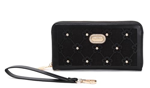 Wildflower Handmade Wristlet Wallet