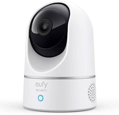 eufy Security IndoorCam E220 telecamera wifi interno, 2K Pan & Ti...