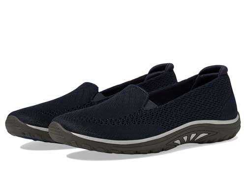 Skechers Women's Reggae Fest - Willows Vibe,Navy,8