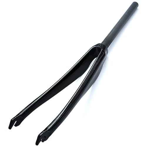 Fourche vélo route carbone 700C rigide tube droit sans filetage ultralégère