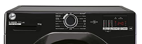 Hoover H3W 592DBBE/1-80 H-Wash 300 9kg Drum 1500rpm Smart Washing Machine - Black