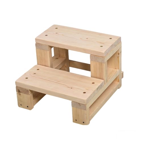 XCDHBEST ���ݑ� �ؐ� 2�i ���O�X�e�b�v�� ��40/60/80/100/120CM ��30/40CM���֑䊊��~�� �����t���[�� �q����l���p �ω׏d200kg ���� �䏊 ���r���O ���� �X�c�[��
