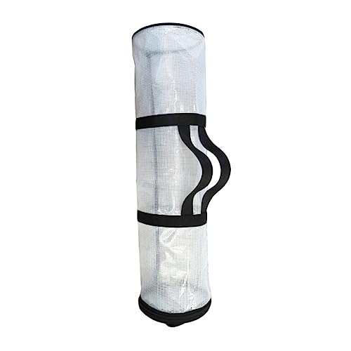 Beatifufu 1pc Cylindrical Xmas Storage Bag Handheld Treat Holder Christmas Pouch for Candy Cookie Packaging for Parties Storage Design