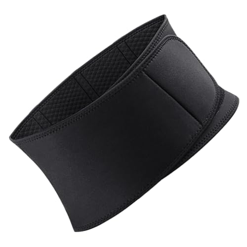 Beatifufu Sports Waist Support Band Running Yoga Waist Abdominal Belt Training Waist Belt for Core Stabilizati Black