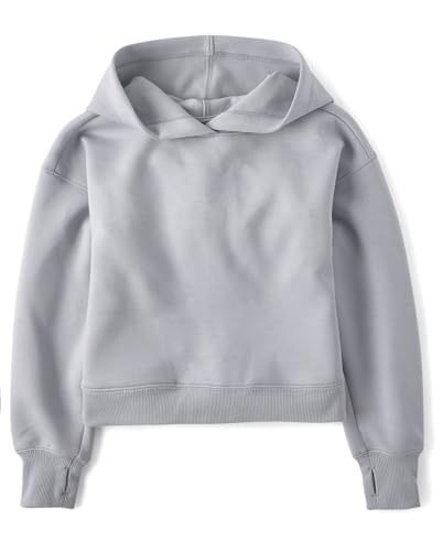 Image of The Children's Place Girls' Active Long Sleeve Hooded Sweatshirt