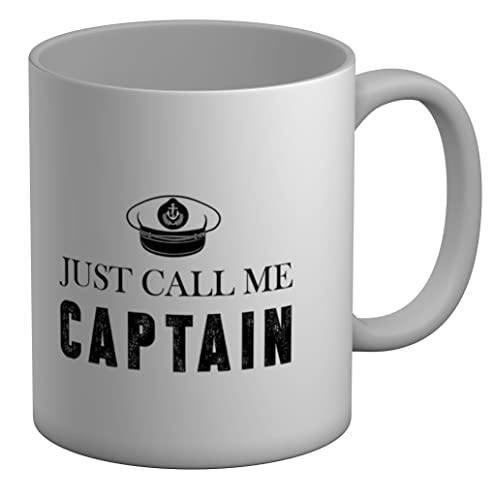 Shopagift Funny Captain Mug Just Call me Captain White 11oz 
