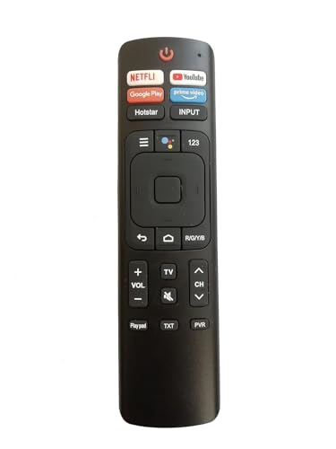Image of LipiWorld ERF3F69V 4K FHD LCD LED TV Smart TV Remote Control with Function Netflix YouTube Prime Video Goo-gle Play Compatible for (Without Voice Function) VU Tv Remote