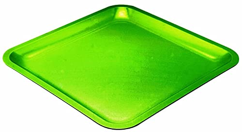 Zak Designs 0204- 2130E Plateau carré 34cm Vert Seaside mélamine