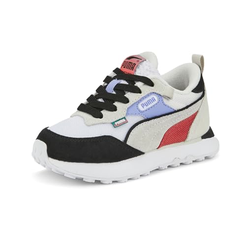 PUMA Kids Boys Rider Fv Fd Lace Up Sneakers Shoes Casual - White - Size 1 M2