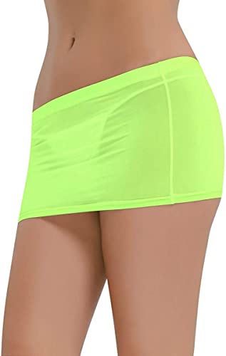 Women's Sexy See Through Sheer Micro Mini Thight Skirt2