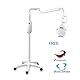 BONEW Orale Zahnaufhellungs-Lampe, Schönheits-Beschleunigungssystem, Bodenständer, Instrument, LCD-Bildschirm mit 8 Lichtern, Farbe: Rot/Blau/Violett
