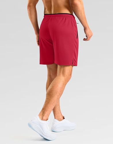 Image of G Gradual Men's Gym Workout Shorts Zipper Pockets 5 inch / 7 inch Quick Dry Breathable Runing Athletic Short for Men