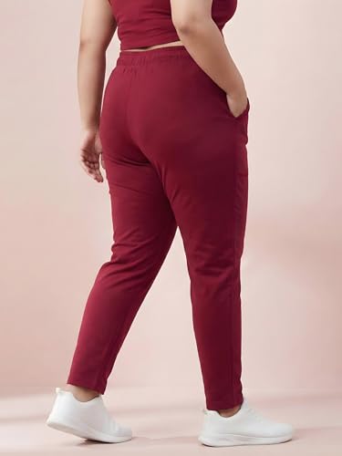 Image of BLINKIN Ankle Length Plus Size Cotton Track Pant for Woman | Ultimate Summer Lowers & Pajama for Women Pack of 2 (combo-plus-86)