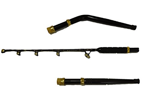 Eat My Tackle 80 Wide 2 Speed Fishing Reel And 160-200 Lb. 3Pc. Fishing Rod Combo #TOP3