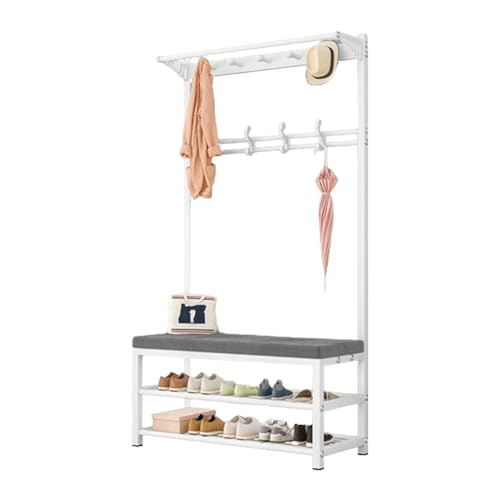 Grand porte-manteau blanc 60cm pour créer un accueil chaleureux et ordonné