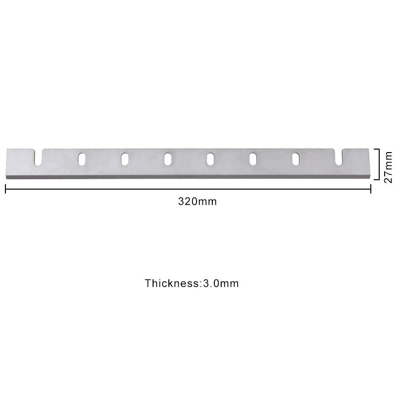 Miniatura 7 de DW733-2 Cuchillas cepilladoras de 12-12 pulgadas para DW733, cuchillos de repuesto HSS compatibles con DW7332, resellables y duraderos, juego de 2