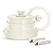 FOHERE Set di Pentole e Padelle Antiaderenti Induzione Alluminio Ceramica da 8 Pezzi con 2 Manici Amovibili e 2 Coperchi, Padella 20/28cm, Casseruola 16/20cm, Adatto Lavastoviglie, Gas e Forno immagine
