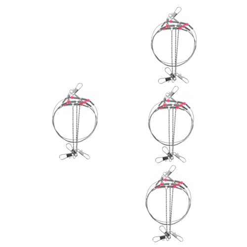 Mipcase Sets Versatile Tackle Rigs Creative Fishing String Rigs Stainless Steel Wire Leaders for Beach House