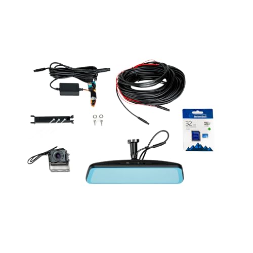 Image of Brandmotion FVMR-1150 Heavy Duty FullVUE Mirror Rear View Camera System | Universal Full Touchscreen for Easy Adjustments | Anti-Glare Tempered Glass Screen | Automatic Brightness Adjustment