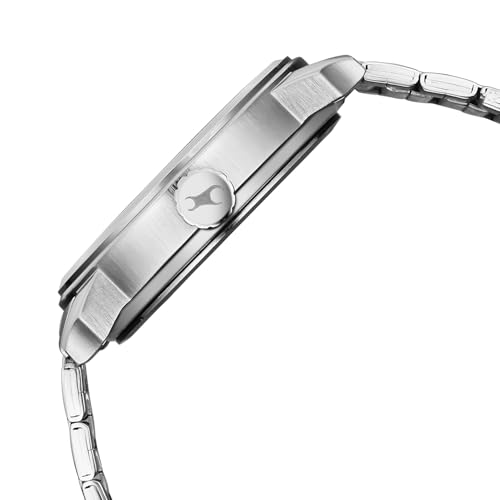 Image of Fastrack Pulse IV with Blue Dial Silver Stainless Steel Strap Watch for Men - 3341SM02