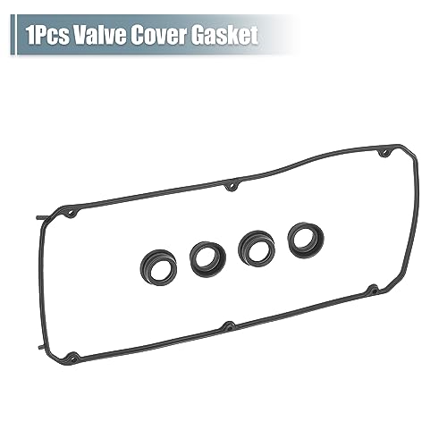 Image of X AUTOHAUX 1Set Rubber Engine Valve Cover Gaskets Seals No.MN137117 /MD198128 for Mitsubishi Eclipse 2005-2012 for Mitsubishi Galant 2004-2012