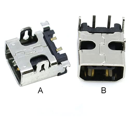 Image of for Nintendo DSi NDSi XL LL Power Jack Connector Charging Port Jack Socket Replacement 2pcs Pack (B Style)