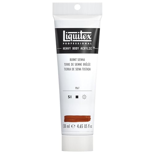 Image of Liquitex Professional Heavy Body Acrylic Paint 4.65-oz tube, Burnt Sienna