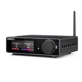 AIYIMA A80 【更新バージョン】 TPA3255デコードアンプHIFI 2.0チャネルQCC 3034 Bluetooth 5.1パワーアンプ 300W*2 (4Ω) ステレオアンプ PFFB 、AAC、SBC、aptX、aptX-LL、APTX-HDをサポート 家庭用 オーディオ 本棚式 パッシブスピーカー/アクティブサブウーファー適用
