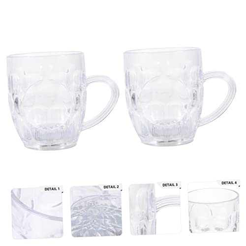 VOSAREA 2 Peças De Cerveja Luminescente Copos De Bar LED Copos De Bebida LED Iluminam Copos De Festa