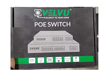 Velvu POE Switch Port Network Switch (Pack of 3)