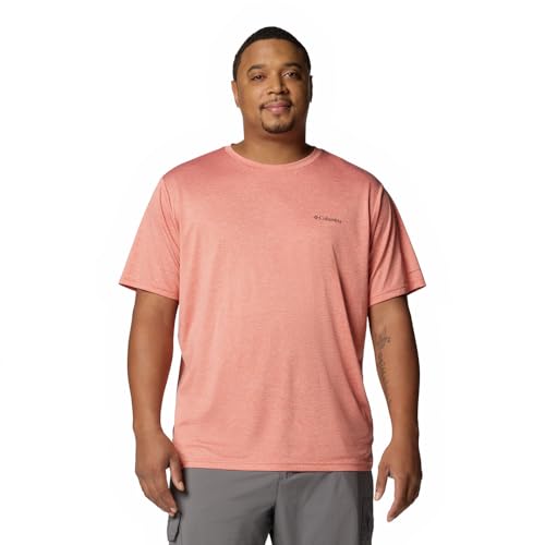 T-Shirt Technique Columbia Hike Crew Homme Manches Courtes Randonnée Tuscan Heather 2X