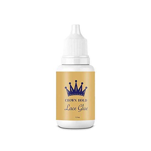 Crown Hold Lace Wig Glue Hair Replacement Hair Glue for lace wigs 1.30oz Strong Hold lace front glue Invisible Bonding Wig Glue