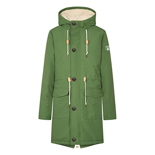 derbe Damen Winter Regenjacke Friese Festholm Cactus Green/Off White grün Weiss - 36 Cover