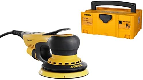 Mirka MID55020CAUS Direct Electric Random Orbital Sander, 5-Inch, Yellow, Black