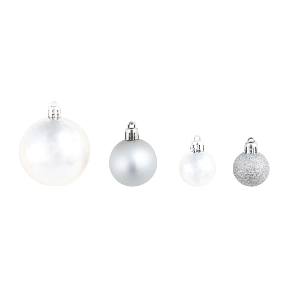 Artículo para el hogar y el jardín, bolas de Navidad, 100 unidades, plateado/dorado