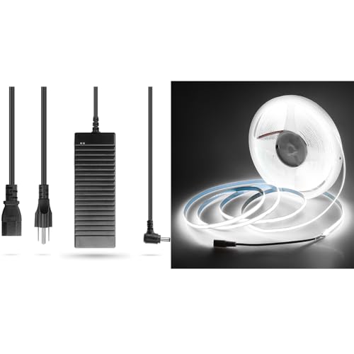 Tira de LED COB flexible 10m 6000K 24V con fuente 120W miniatura 1