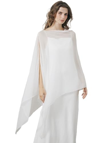 BEAUTELICATE Sheer Bridal Shawl for Wedding Dress 3...