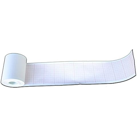 Fukuda OP-110TE Chart Paper - 63mm X 30m, RED Grid (10 Rolls) Cover