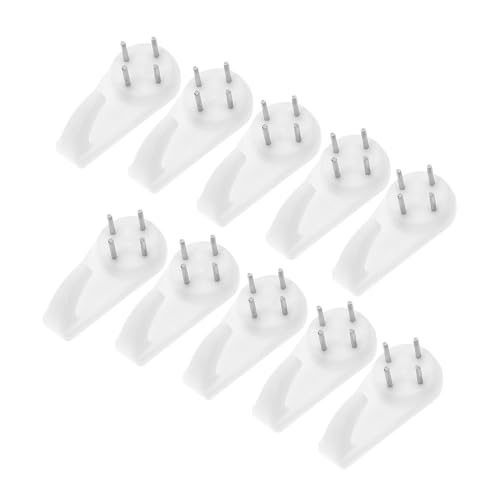 FIXOSHEE 10個 無痕跡強力壁掛けフック 目立たず取り付け簡単 跡残らず再利用可 写真額縁 鏡対応 コンクリート壁用シームレスハンガー