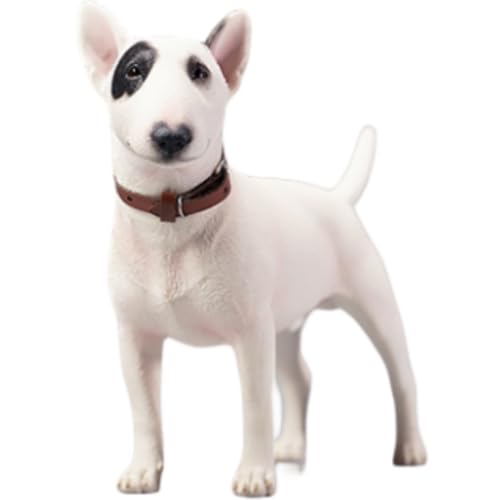 Bull Terrier figurine JXK067A statuette chien résine réaliste peinte main