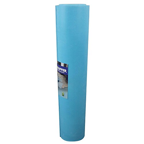 Image of Luxury Vinyl, Laminate, or Wood Flooring Underlayment (Floating, Glue Down, or Nail Down) - Sound Reduction, Compression Resistant 3'Wx66'8 inchL Roll (Covers 200 sq. ft) SOUNDBUFFER