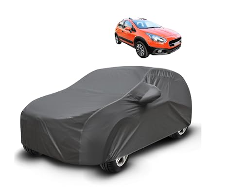 Image of Auto Hub Waterproof Car Cover Compatible with Avventura with Mirror Pockets, Soft Cotton Lining, Avventura Car Cover Waterproof, Grey