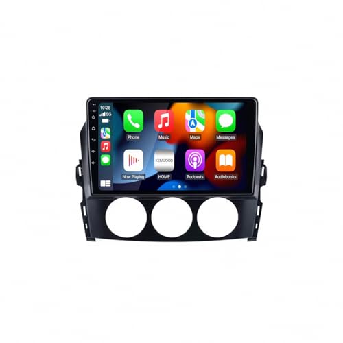 Pantalla Carplay para Mazda MX-5 NC viaja con navegación GPS y música móvil