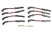 MSD 32819 Super Conductor Spark Plug Wire Set, Red