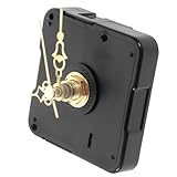 SHERCHPRY 2 Juegos de Mecanismo de Reloj de Plástico Dorado Diseño Estable y Resistente, Adecuado para Reparación y Bricolaje de Relojes de Pared