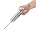 Meat Injector Stainless 2 oz Marinade Syringe & 3 Flavor Injection Needles for BBQ Turkey Chicken