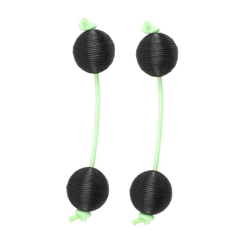 BESTonZON 1 Pair Woven Design Egg Shakers Soft Sound Percussion Instruments for Boys and Girls and Adults Music Eggs Shakers Portable Musical Instruments