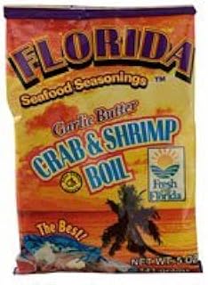 Florida Seafood Seasonings Crab & Shrimp Boil Garlic Butter 5 oz (2 Pack)