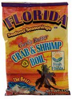 Florida Seafood Seasonings Crab & Shrimp Boil Garlic Butter 5 oz (2 Pack)